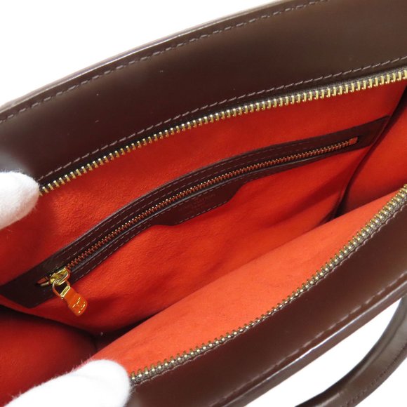 LOUIS VUITTON Authentic Brown Damier Canvas Bag - Picture 5 of 11